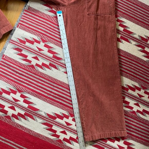 Outerknown Terra Cotta Brown Corduroy Pants, Women's Size 27 - Picture 11 of 11